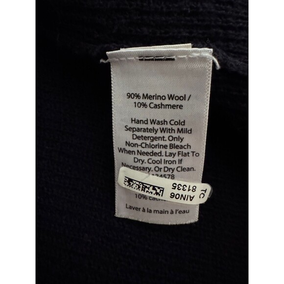 Vineyard Vines Navy Blue Cardigan Sweater Size XS Wool Cashmere Blend *read* - Picture 5 of 7